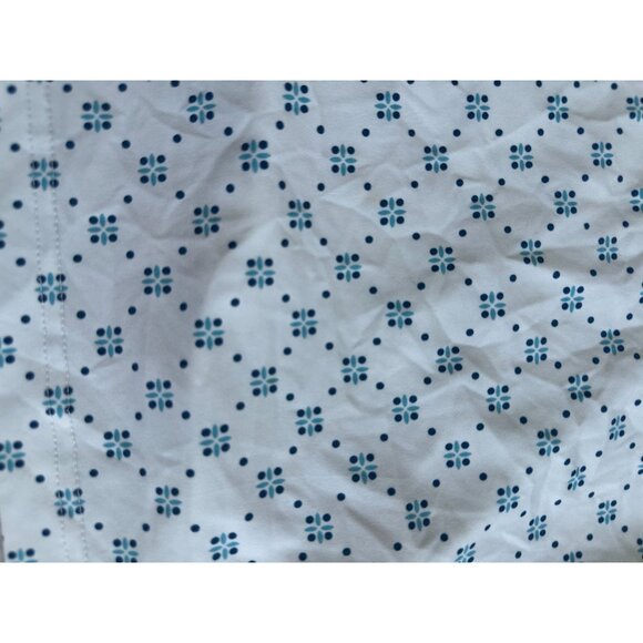 PUMA Men's Blue White Patterned Golf Tech Polo Shirt Size XL - Picture 2 of 6